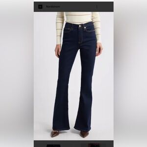 Frame | Le High Flare | Dark Blue Jeans